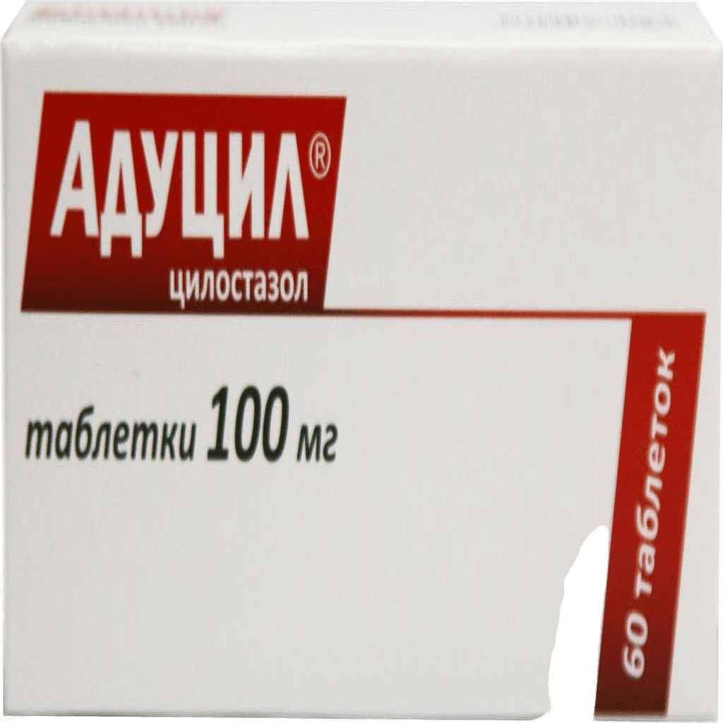 Адуцил, 100 мг, таб. №60