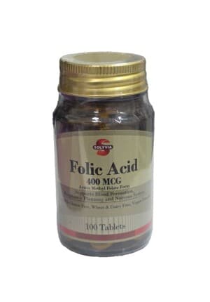 Фолиевая Кислота (Solyvia Folic Acid), 400 мкг, таб. №100