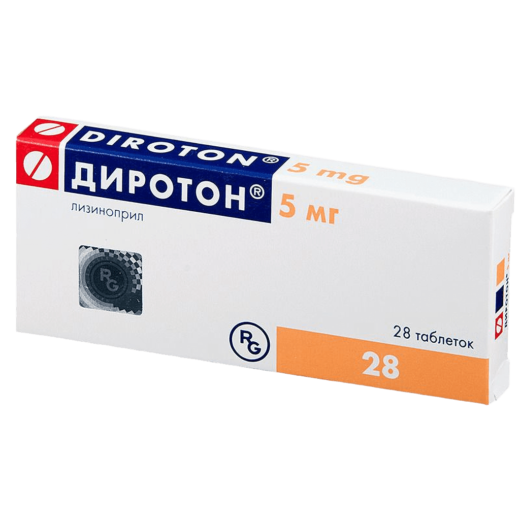 Диротон, 5 мг, таб. №14