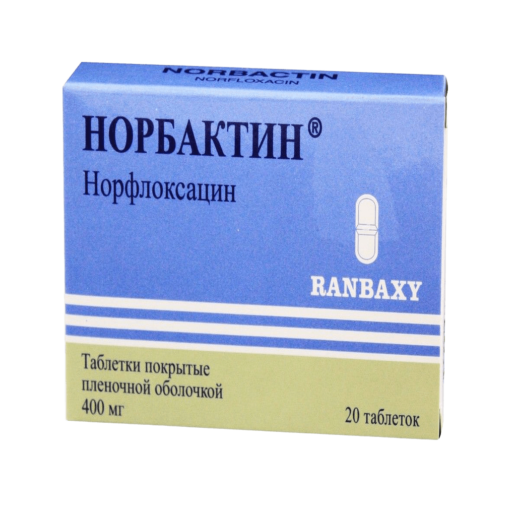 Норбактин, 400 мг, таб. №20