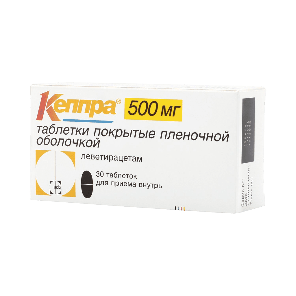 Кеппра, 500 мг, таб. №30