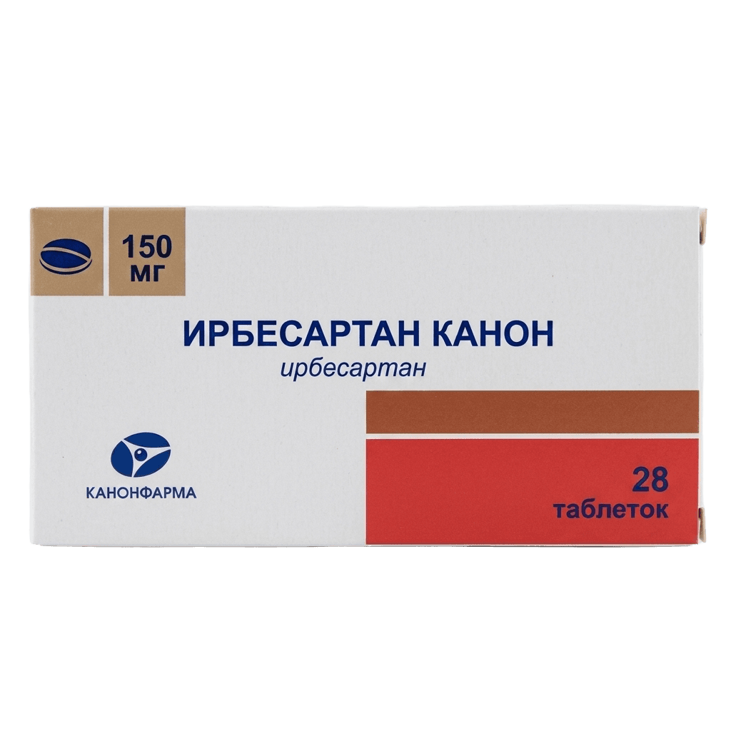 Ирбесартан Канон, 150 мг, таб. №28