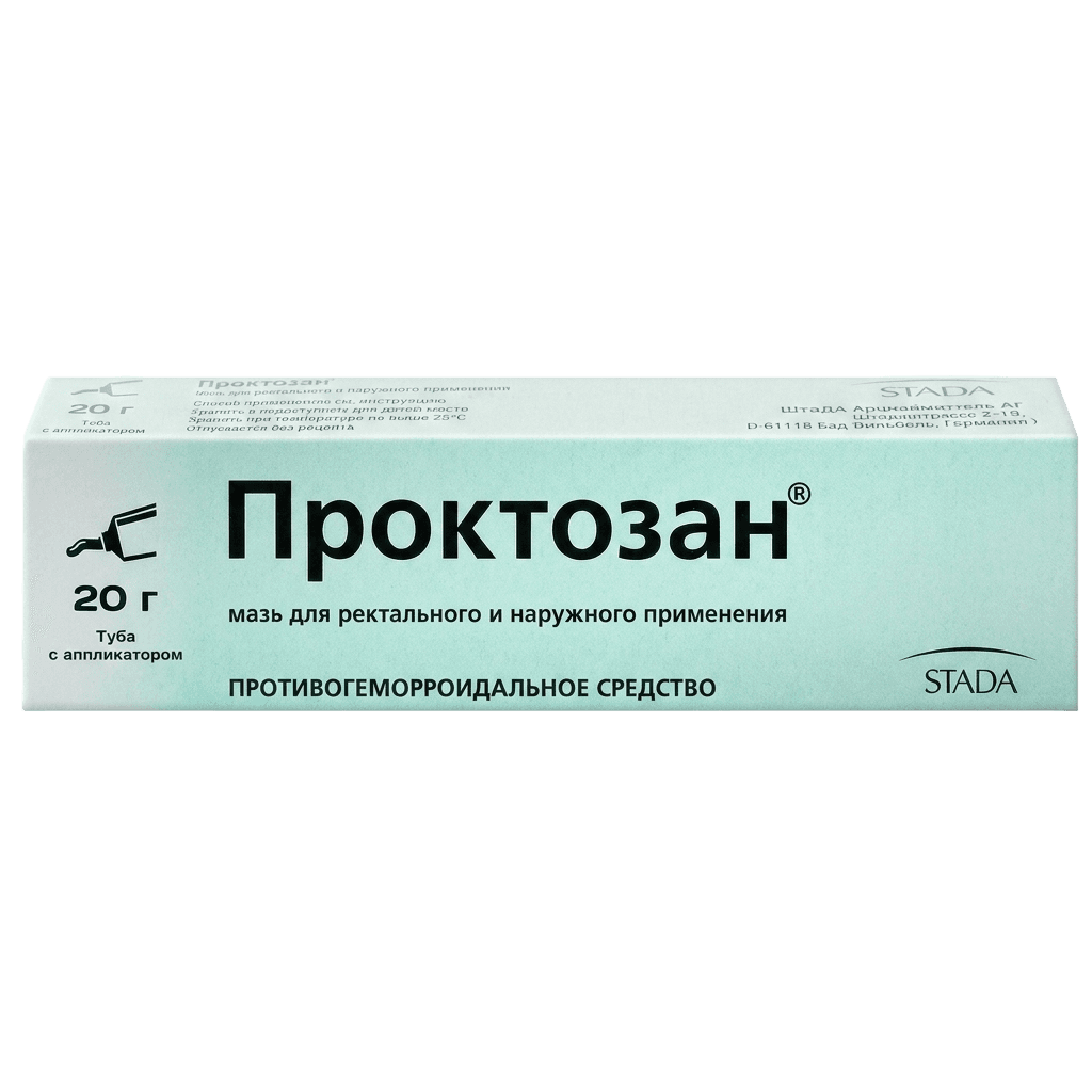 Проктозан, 20 г, мазь