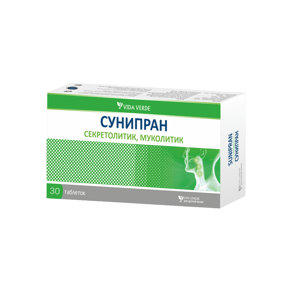 Сунипран, 400 мг, таб. №30