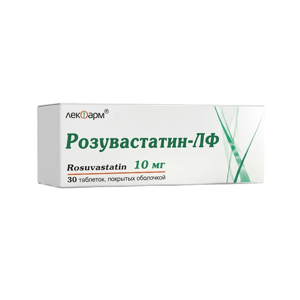 Розувастатин-ЛФ, 10 мг, таб. №30