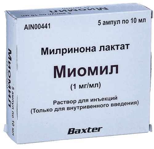 Миомил, 1 мг/мл, 10 мл, амп. №5