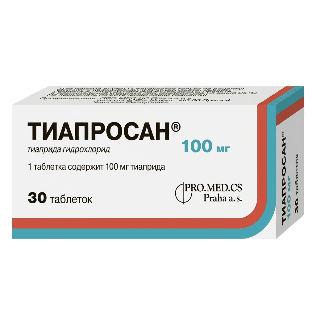Тиапросан, 100 мг, таб. №30