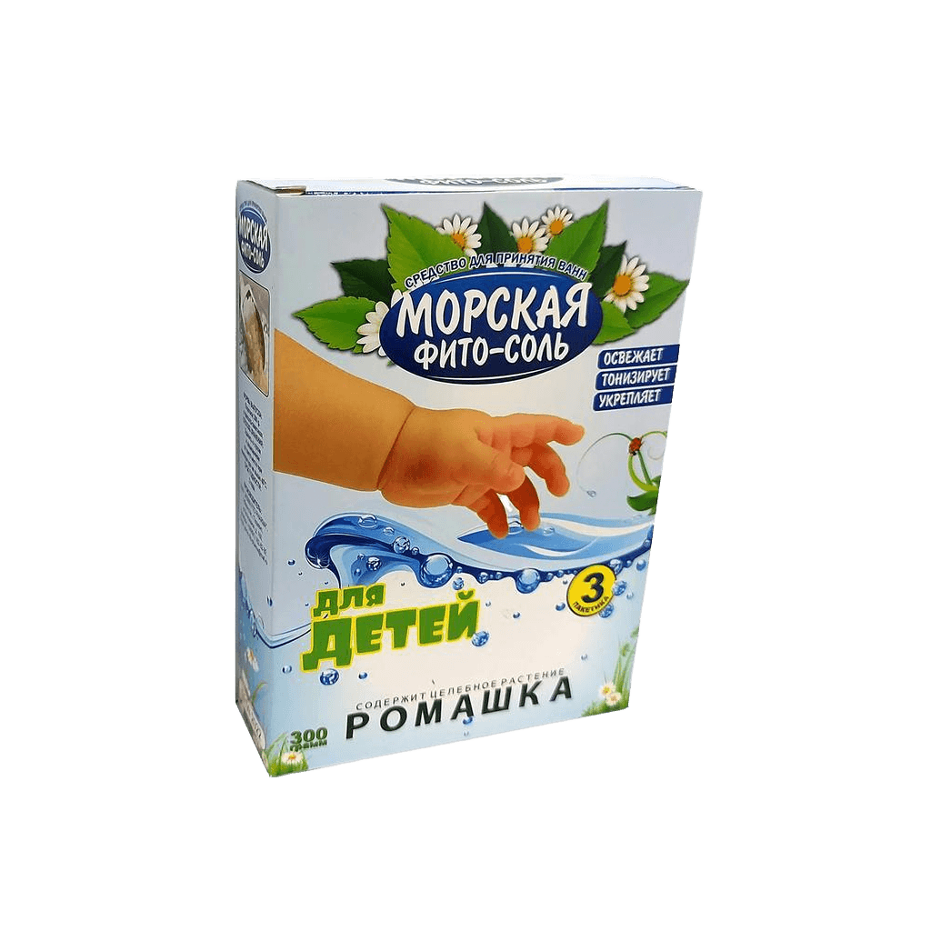 Morskaya fito-sol dlya detey, 300 g (romashka)