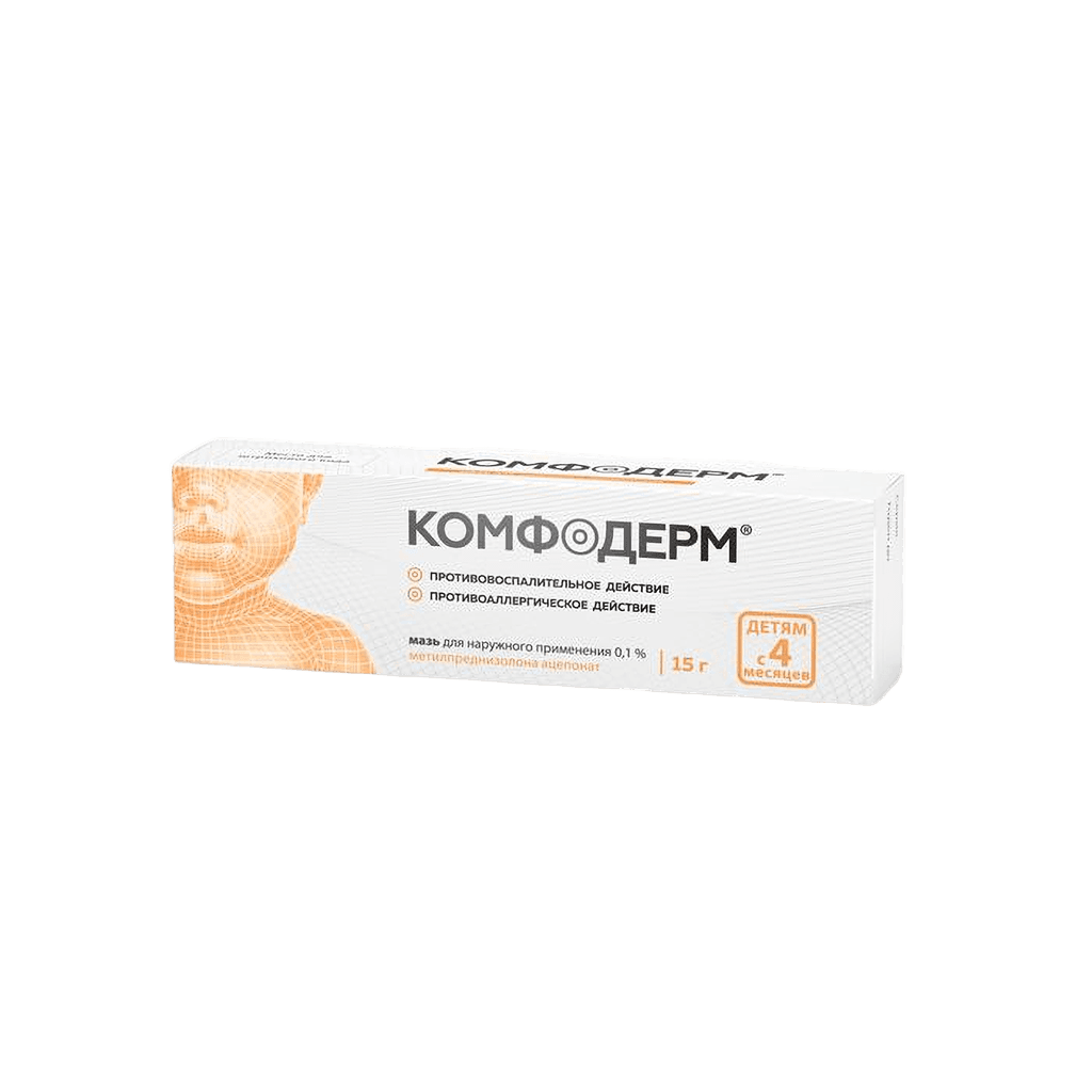Комфодерм, 0,1%, 15 г, мазъ.