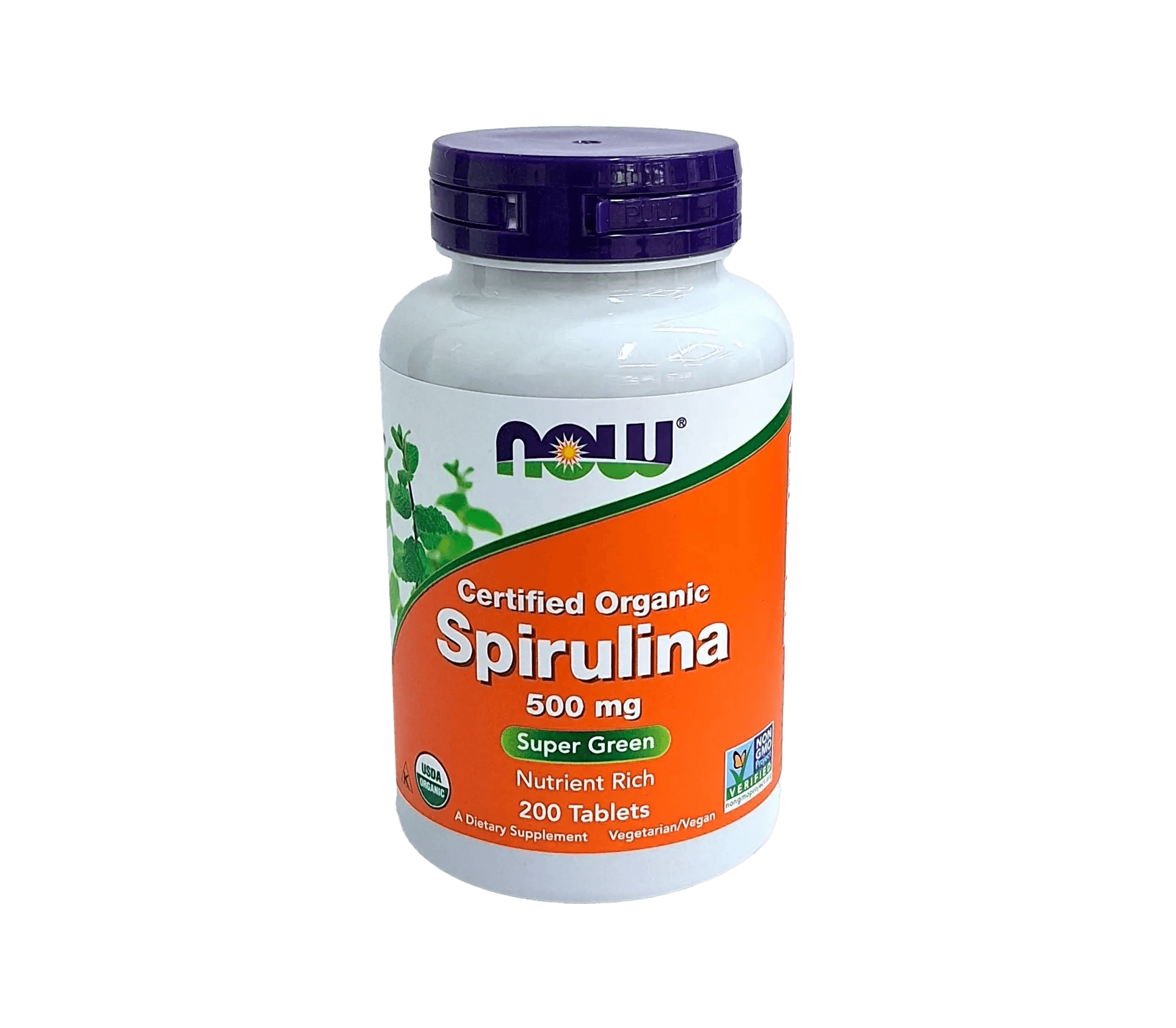 Спирулина (NOW Spirulina), 500 мг, таб. №200