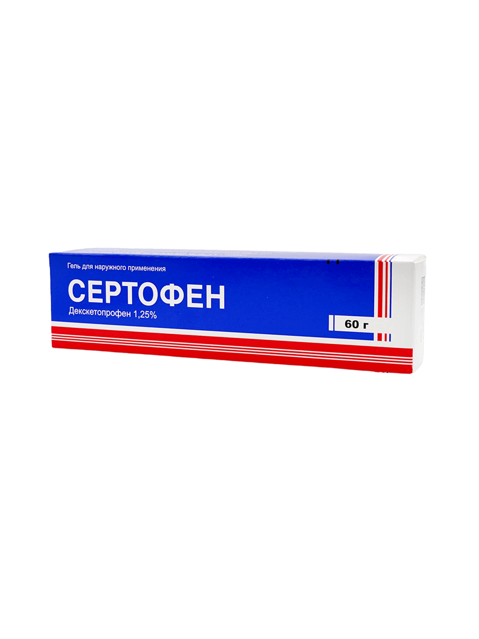 Сертофен, 1,25%, 60 г, гель