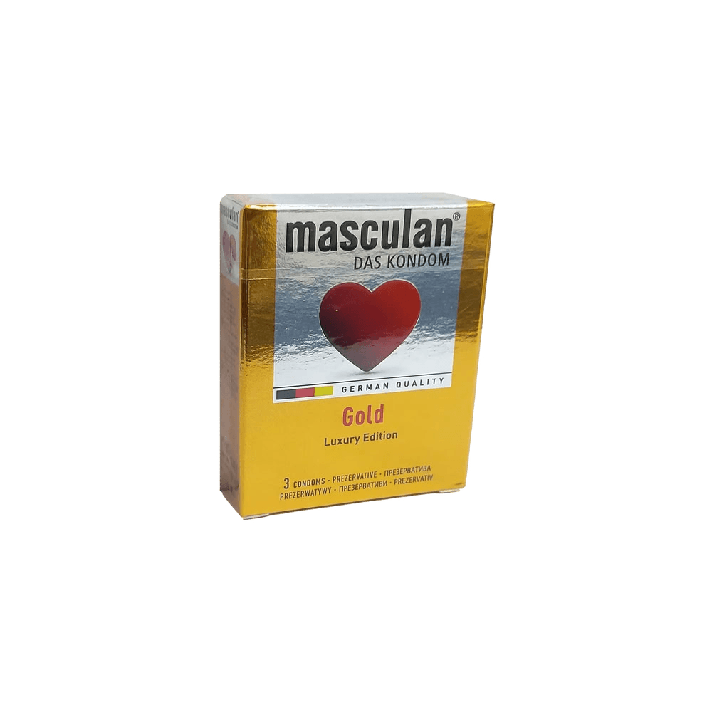 Презервативы Masculan Gold Luxury Edition, №3 (ванили)