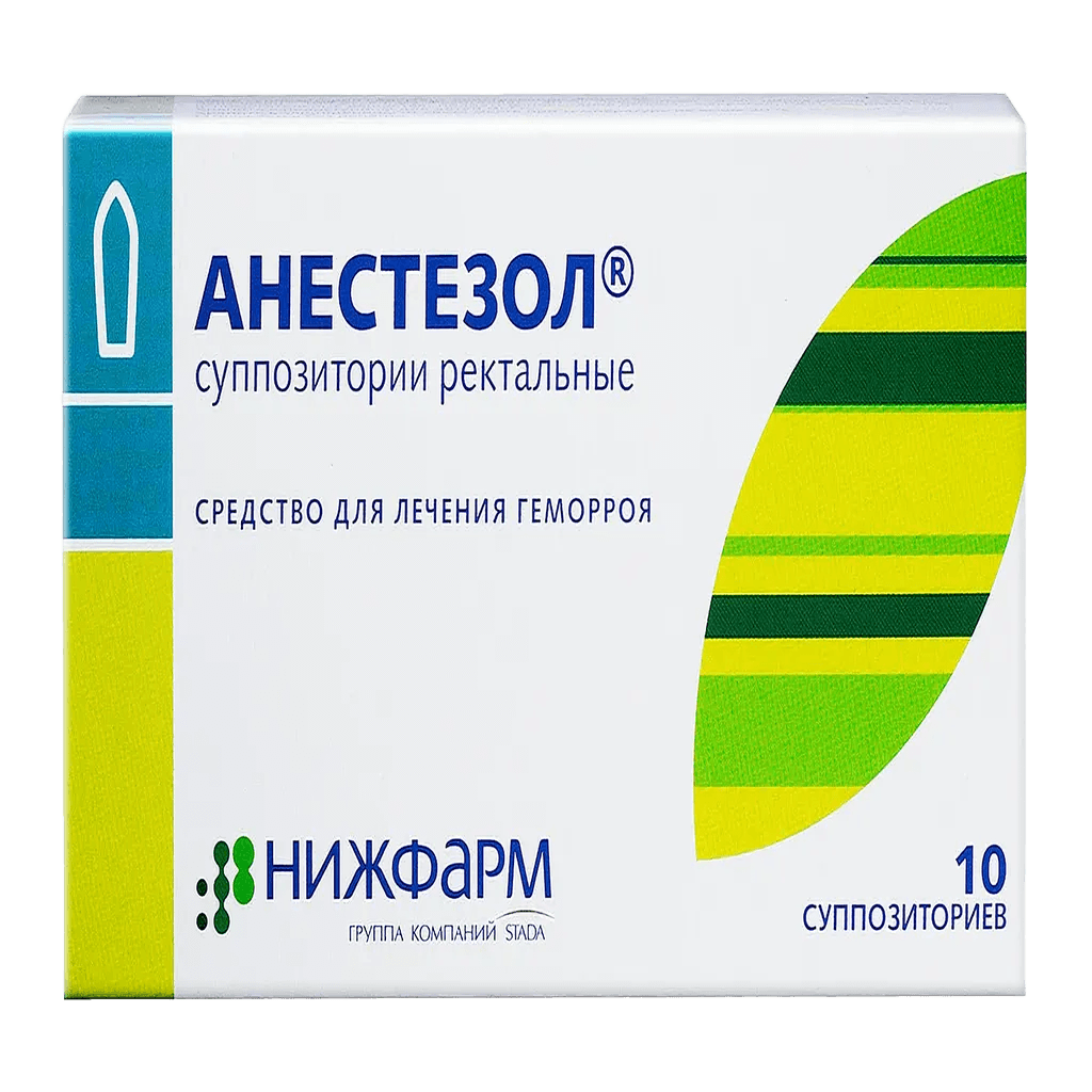 Анестезол супп. рект. №10