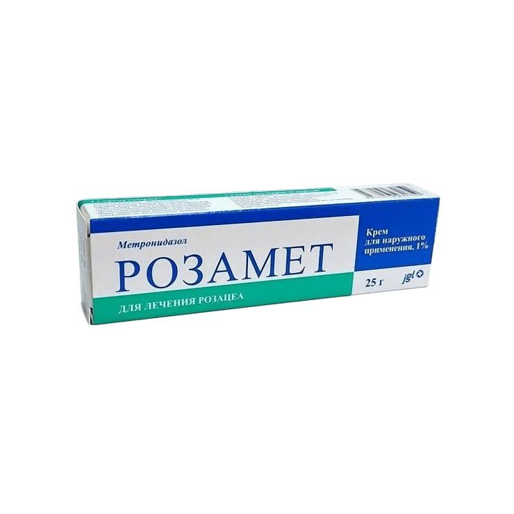 Розамет, 1%, 25 г, крем
