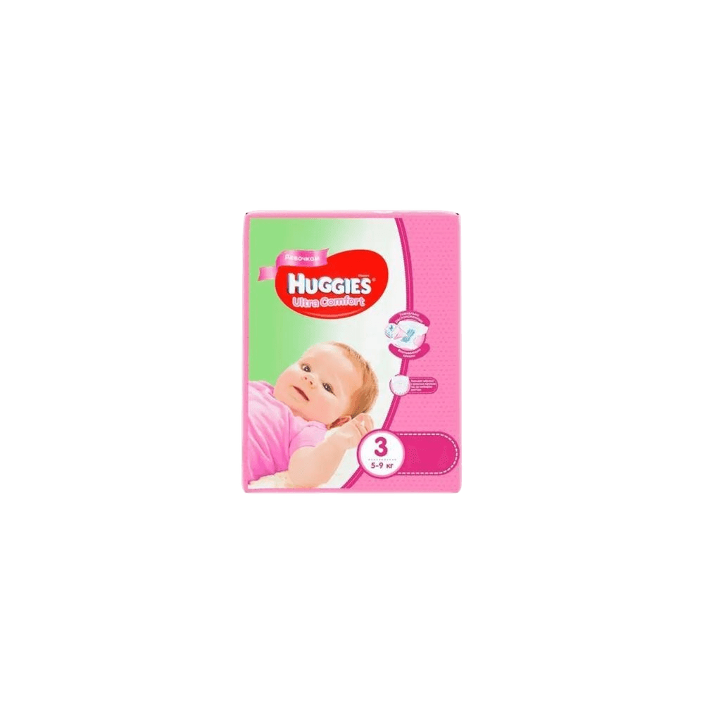 Подгузники дет. для девочек Huggies Ultra Comfort, раз. 3, №21