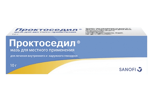 Проктоседил, 10 г, мазь