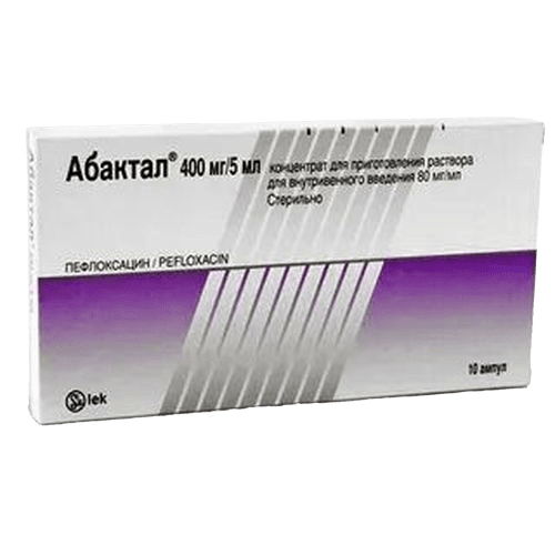 Абактал, 400 мг/5 мл, амп. №10