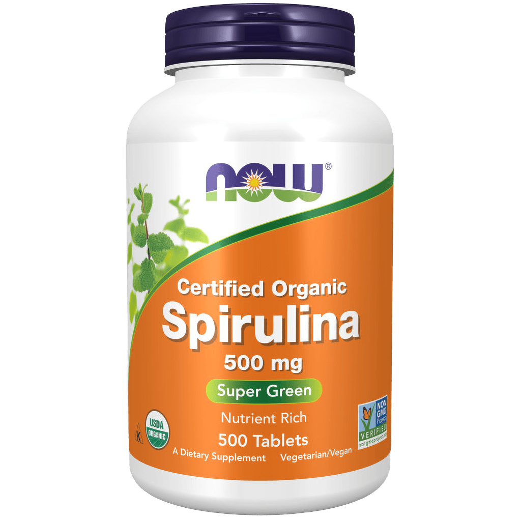 Спирулина (NOW Spirulina), 500 мг, таб. №500