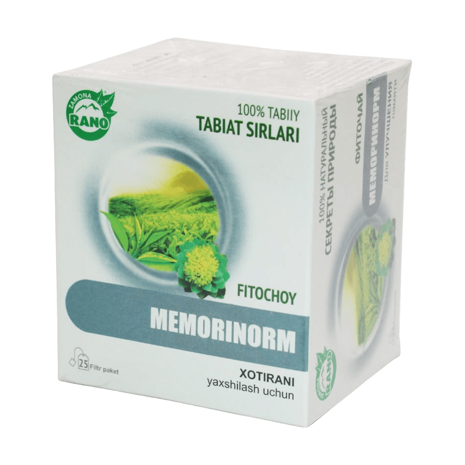 Фиточай Rano Меморинорм, 1,0 г, пакетики, №25