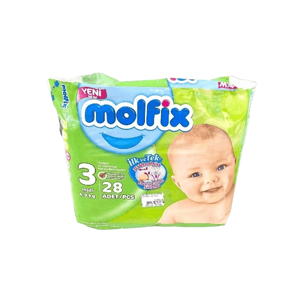 Подгузники дет. Molfix Midi, раз. 3, №68