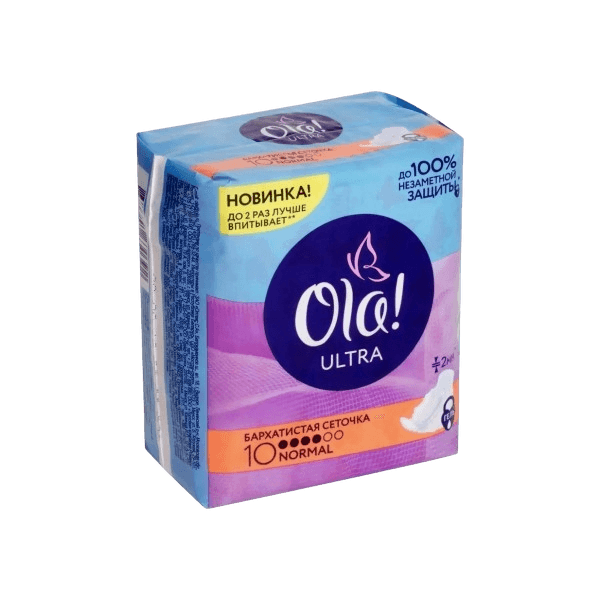 Прокладки гиг. Ola Ultra Luxe Normal, №10 (сеточка)