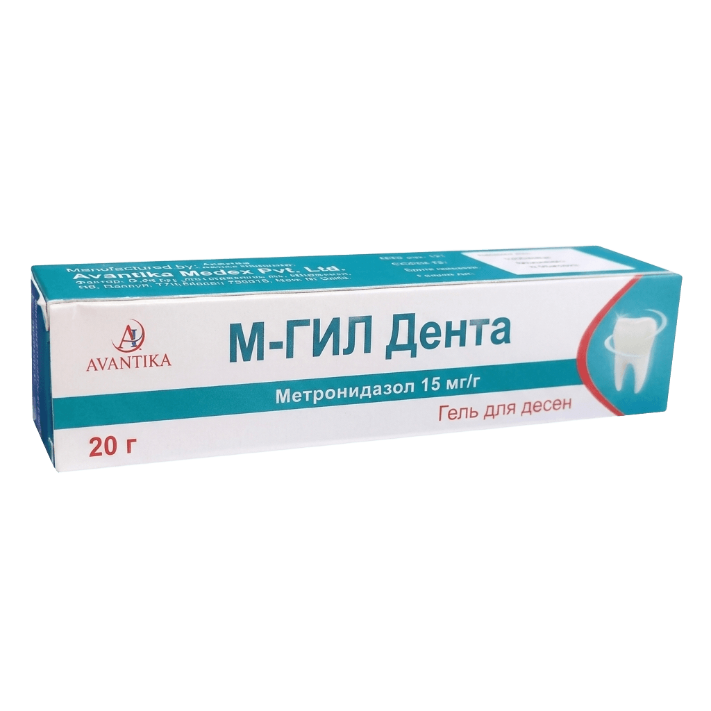 М-Гил Дента, 15 мг/г, 20 г, гель