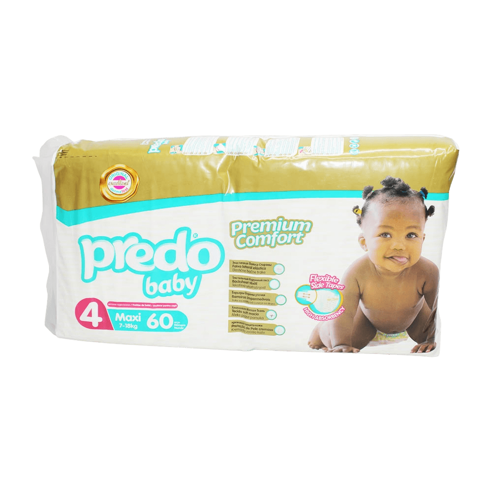 Подгузники дет. Predo Baby Premium Comfort, раз. 4, №60