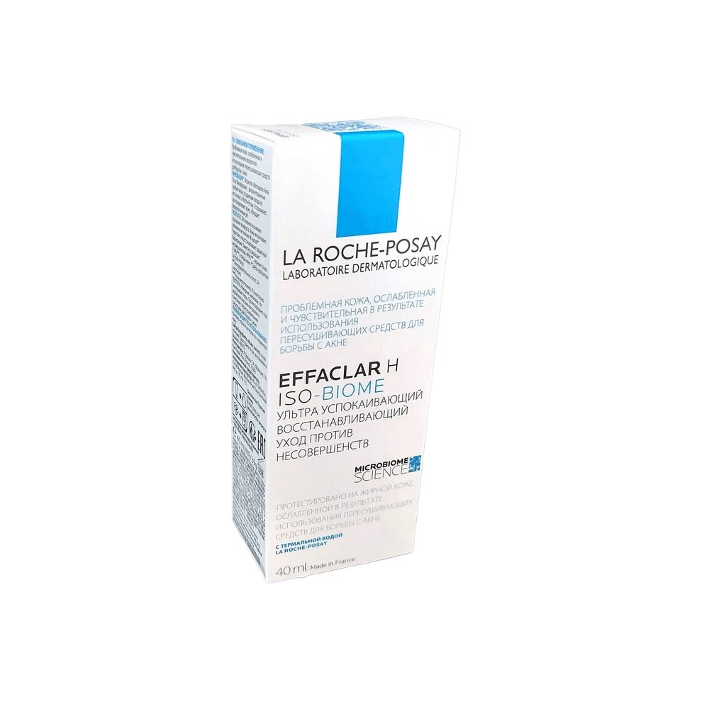 Средство Ультра успокаивающий Восстанавливающий La Roche-Posay Effaclar H ISO-Biome, 40 мл