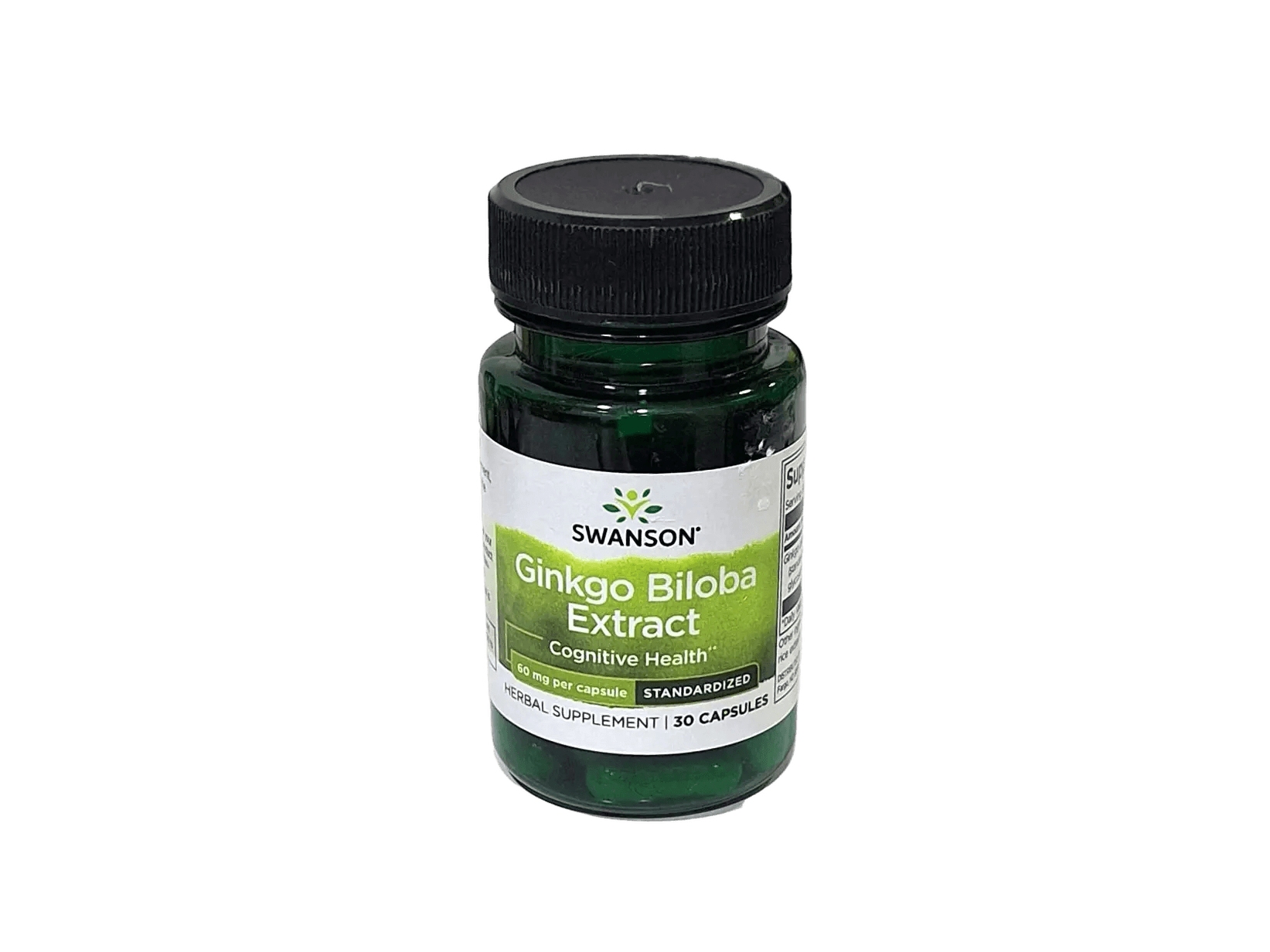 Гинкго Билоба Экстракт (Swanson Ginkgo Biloba Extract), 60 мг, капс. №30