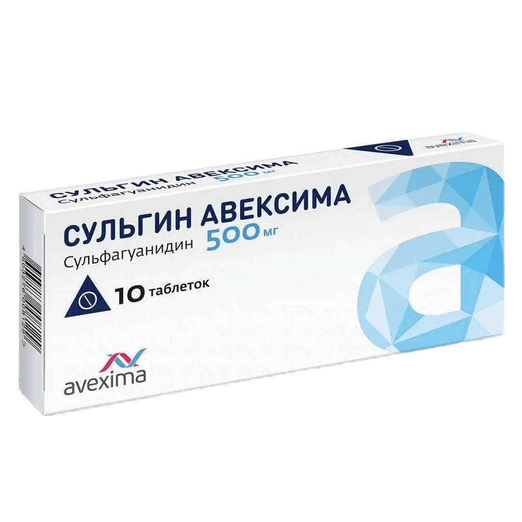 Сульгин, 500 мг, таб. №10