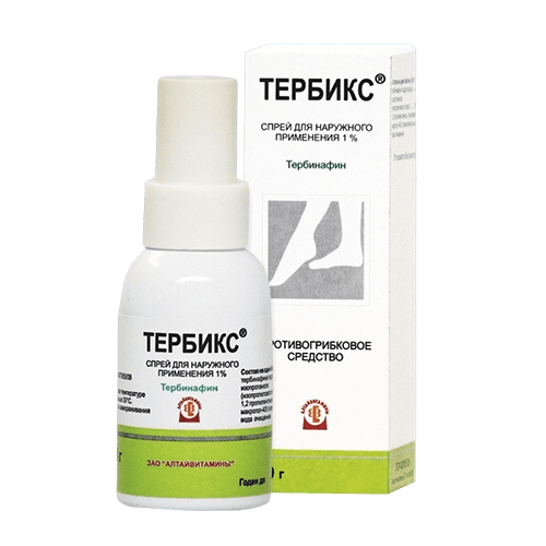 Тербикс, 1%, 30 г, спрей