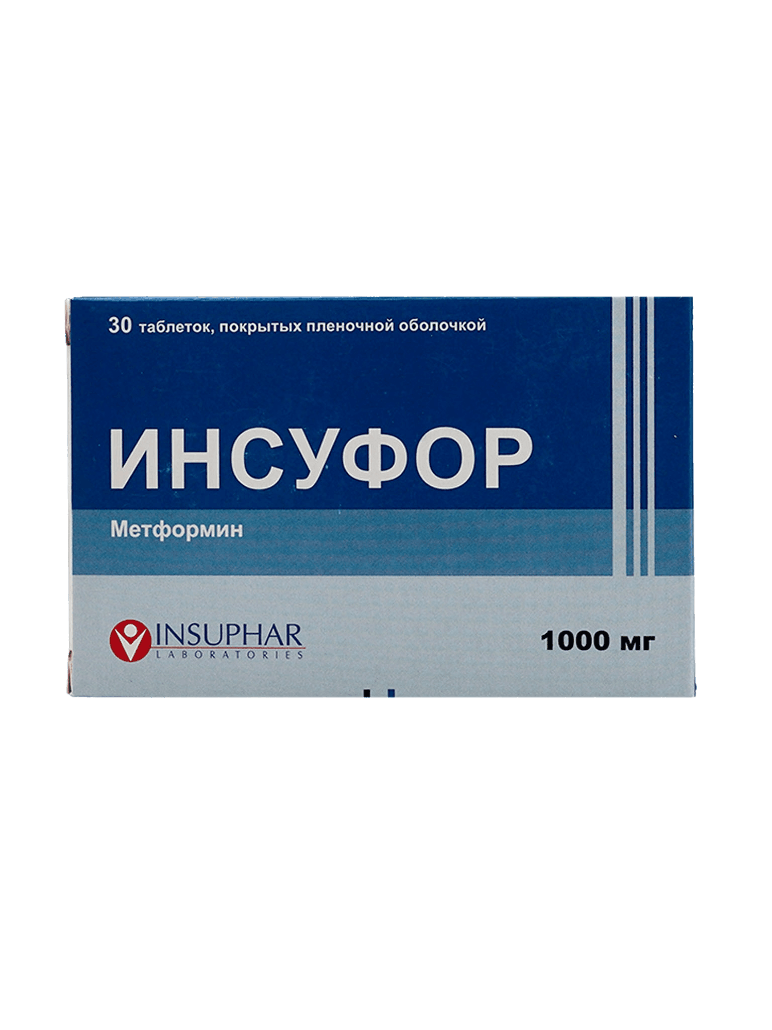 Инсуфор, 1000 мг, таб. №30