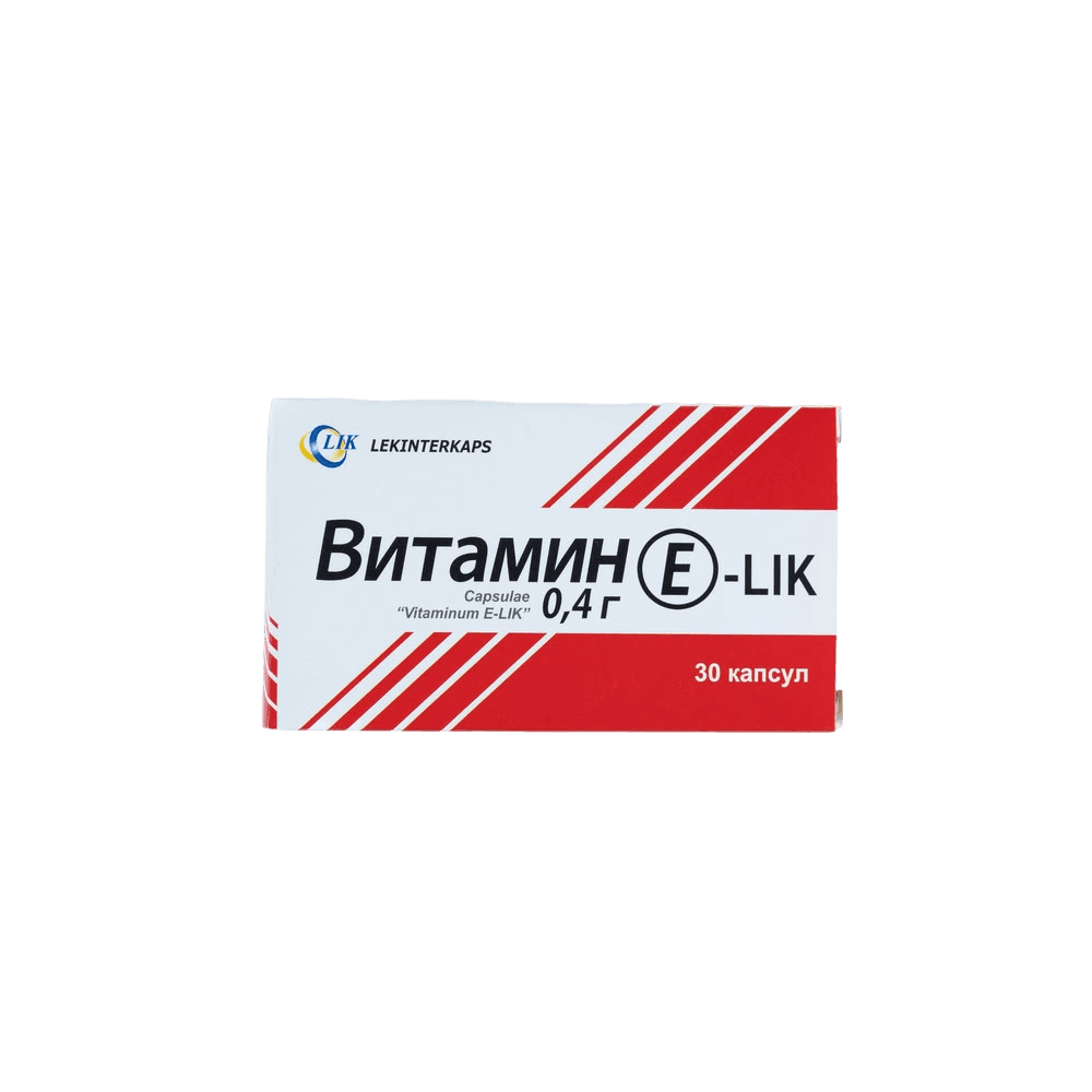 Витамин E-LIK 0,4 г, капс. №30