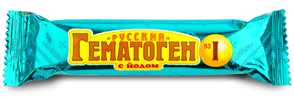 Гематоген Русский с йодом, 40 г