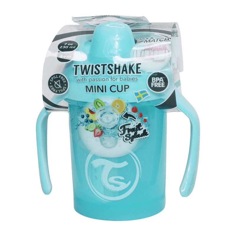 Поильник-непроливайка Twistshake Mini Cup, 230 мл (синий 4+м)