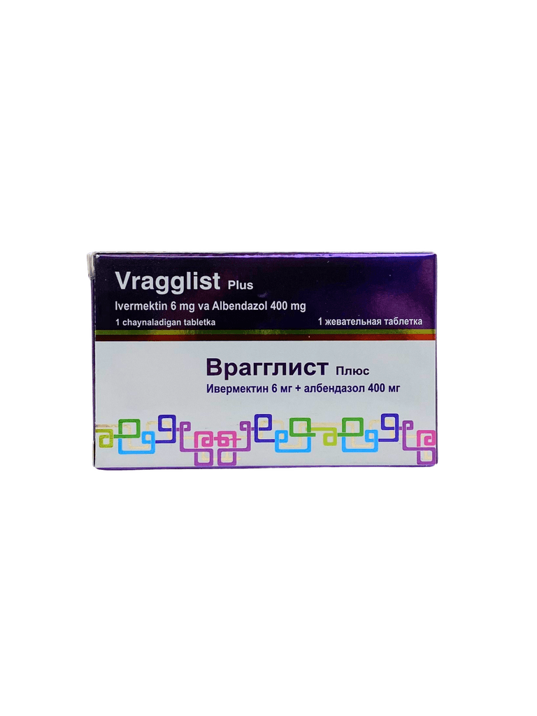 Врагглист Плюс, 6 мг/400 мг, таб. №1