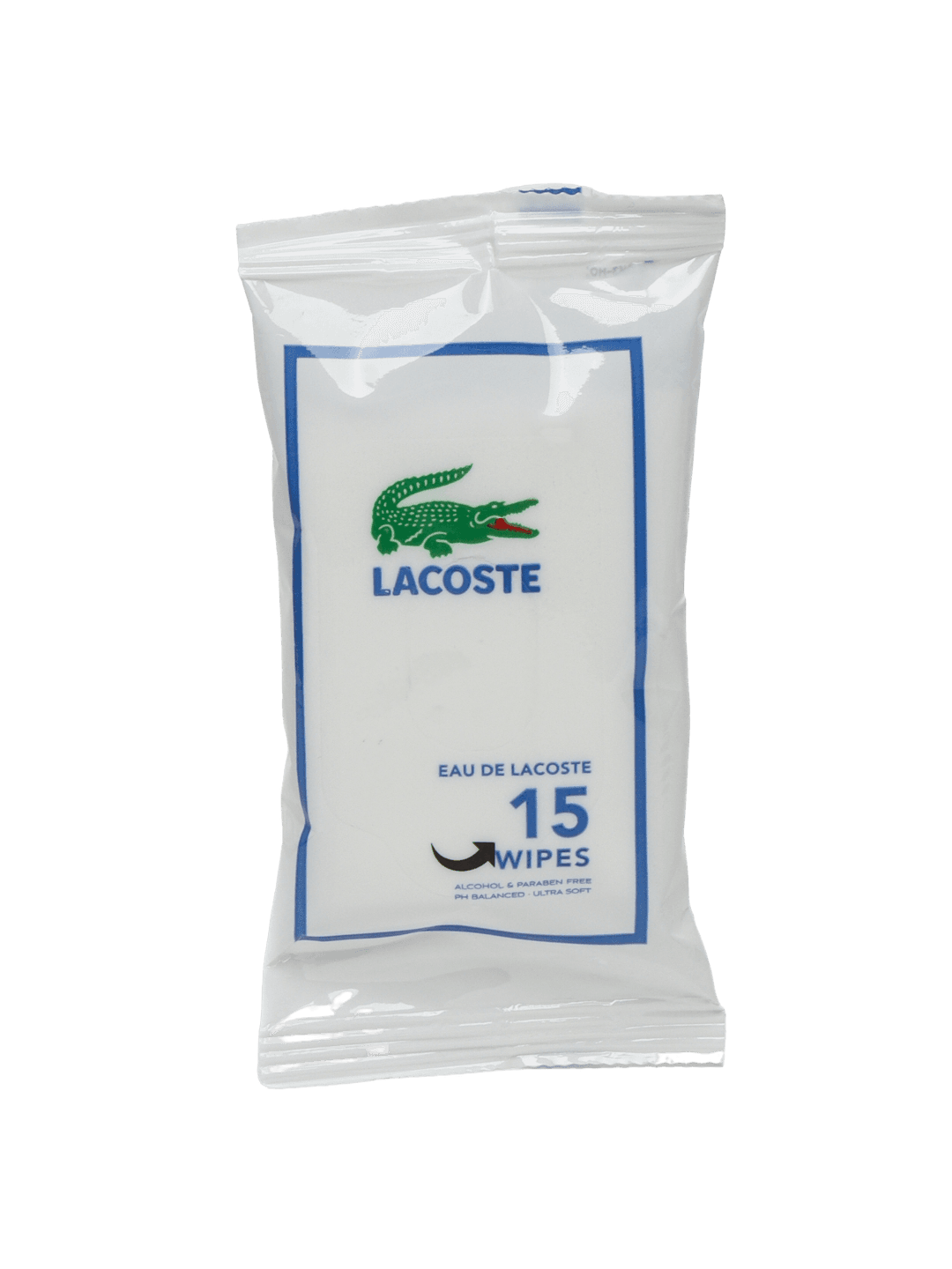 Салфетки влажные Cotton Club Lacoste Blanc, №15