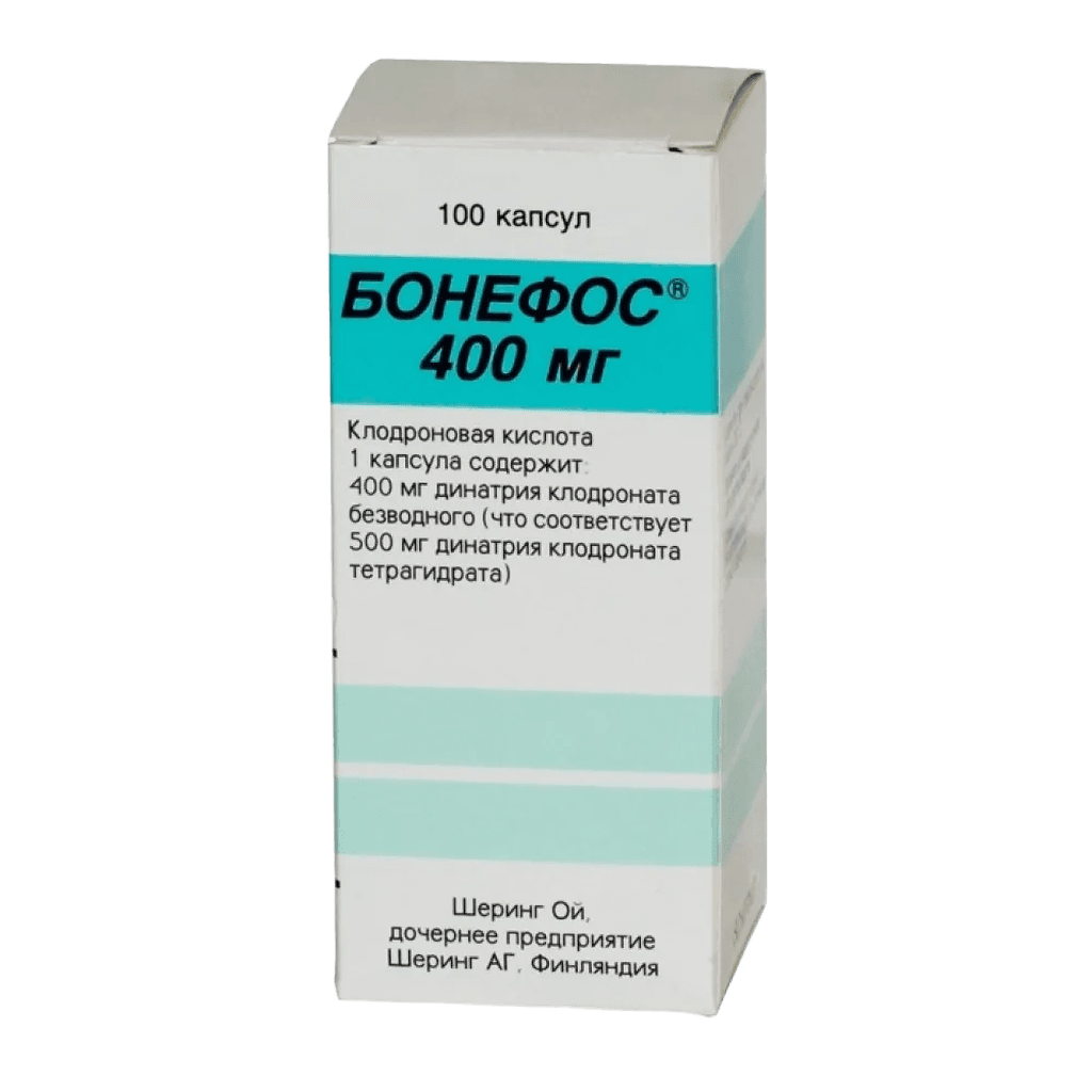 Бонефос, 400 мг, капс. №100