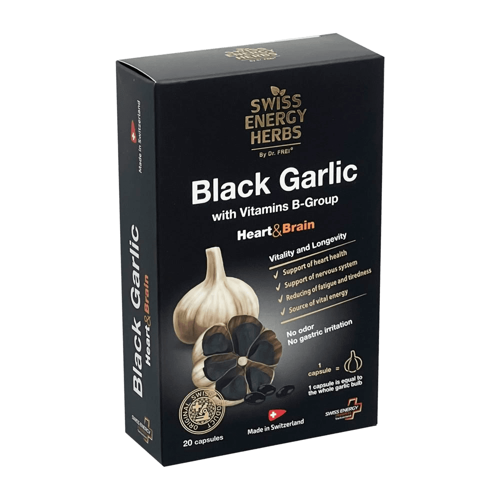 Swiss Energy Black Garlic, капс. №20