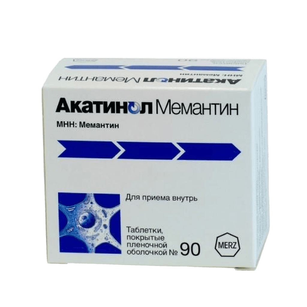 Акатинол Мемантин, 10 мг, таб. №90