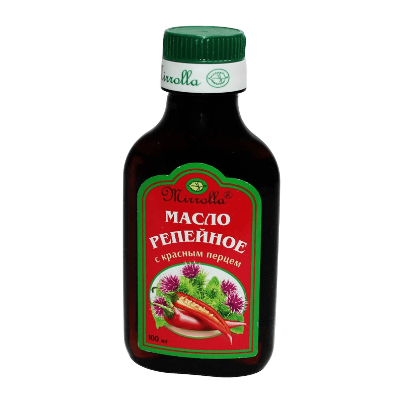 Репейное масло с красным перцем, 100 мл, флак.