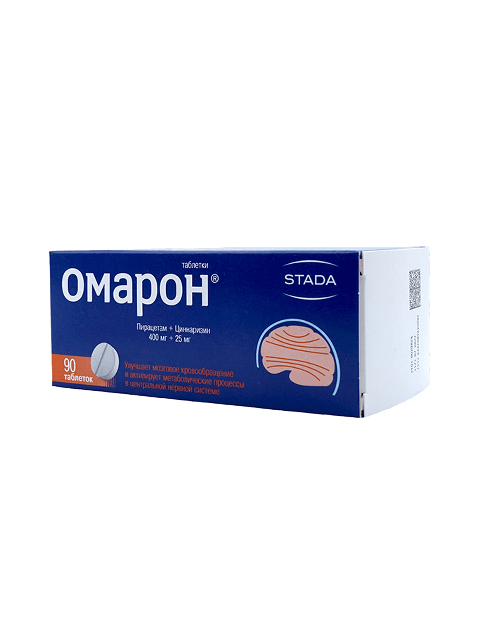 Омарон, 400 мг/25 мг, таб. №90