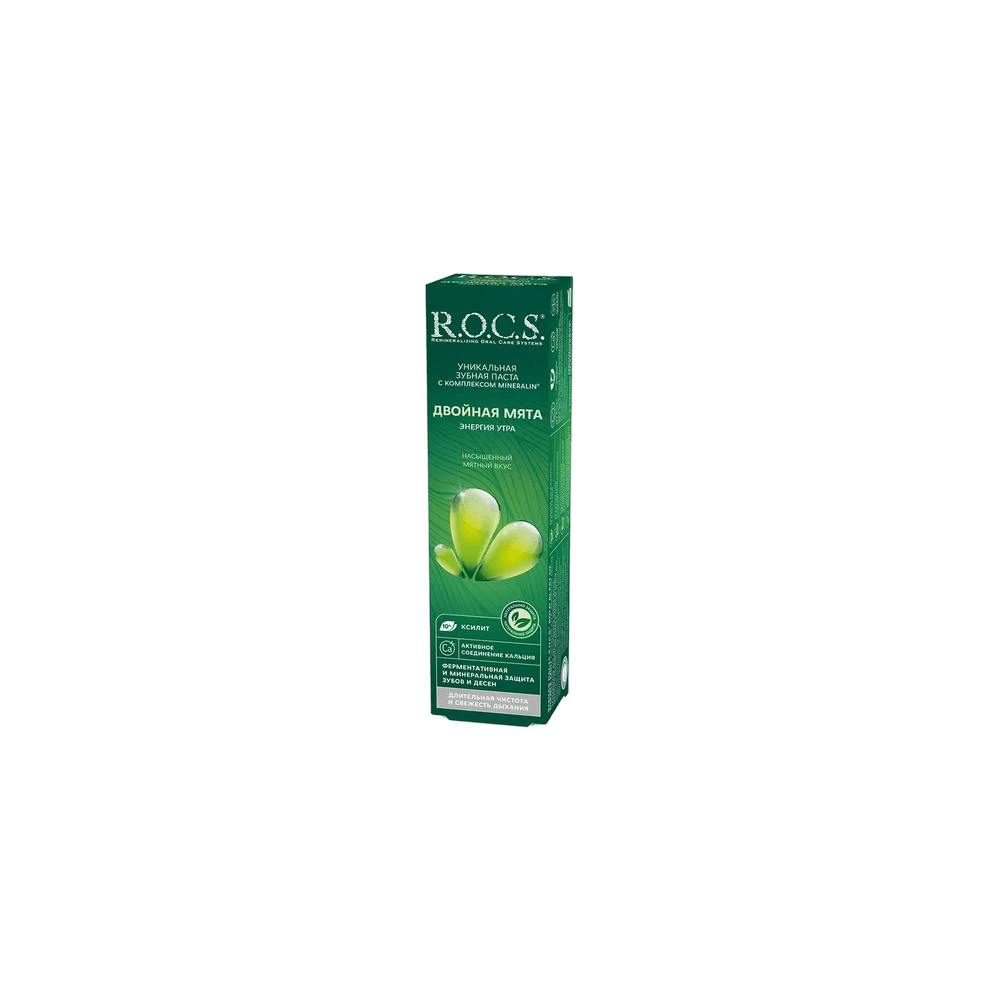 Зубная паста R.O.C.S Двойная мята, 74 г