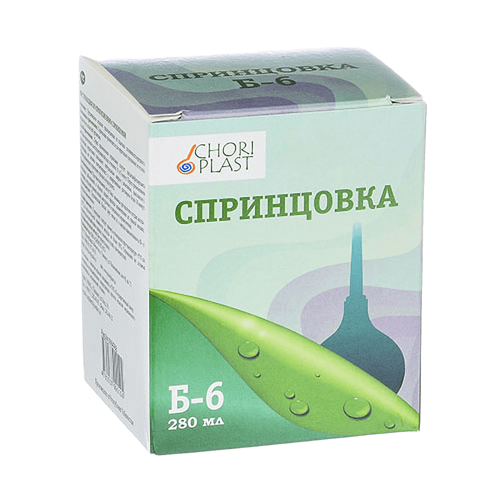 Спринцовка ПВХ, Б-6 280 мл (тв/наконеч)