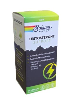 Поддержка тестостерона (Solaray Testosteronе Support), капс. №60