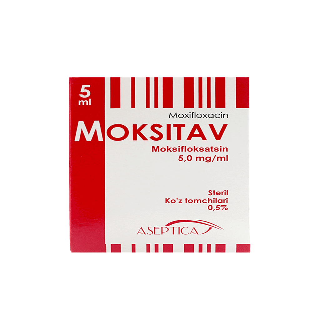 Моксиайз-Виз, 0,5%, 5 мл, капли глаз.