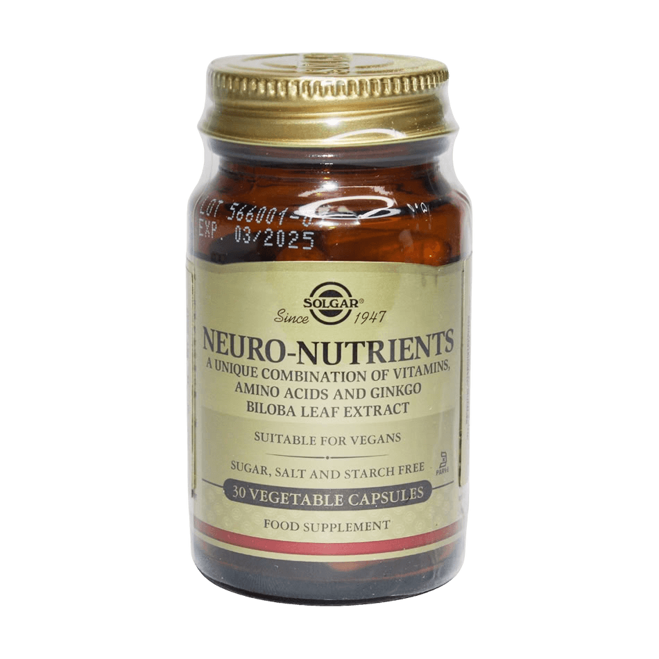 Неро-нутриентс (Solgar Neuro-Nutrients), капс. №30