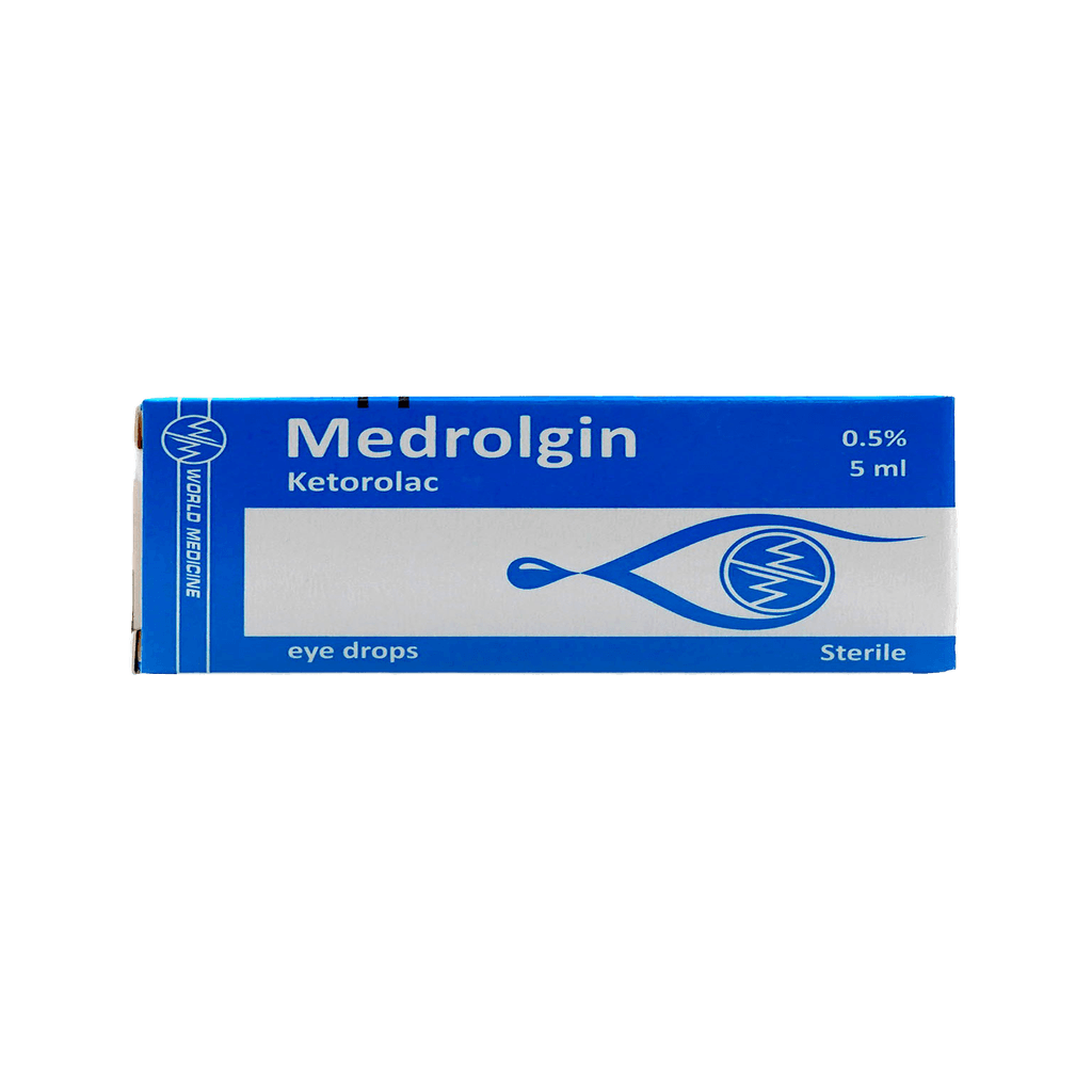 Медролгин, 0,5%, 5 мл, капли глаз.