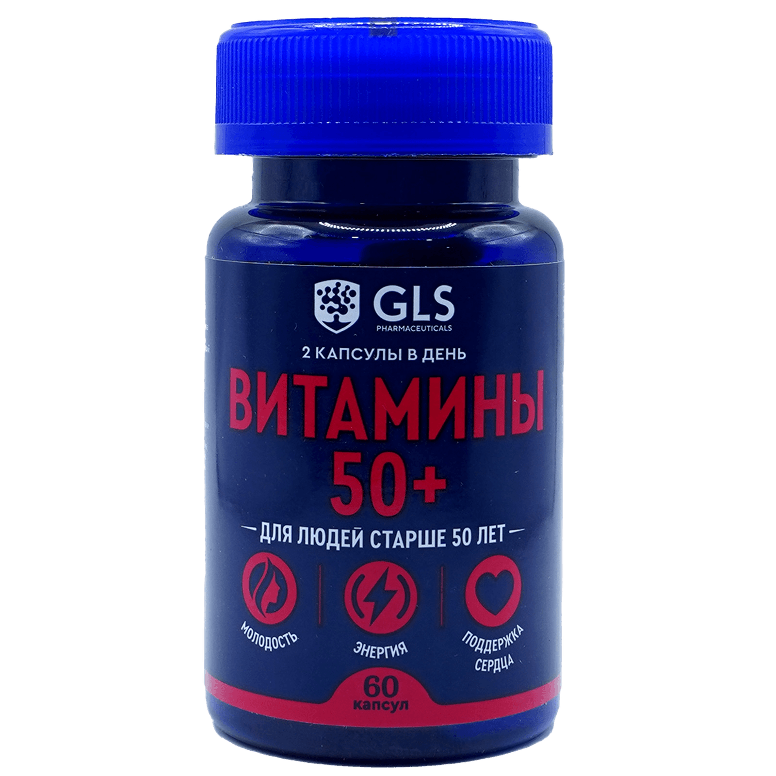 Витамины 50 Плюс GLS, капс. №60