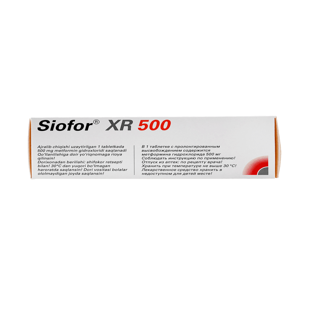 Сиофор XR, 500 мг, таб. №60